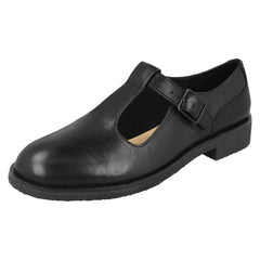 Ladies Clarks T-Bar Heeled Shoes - Griffin Town