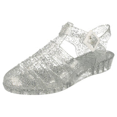 Ladies Spot On Casual Jelly Sandals
