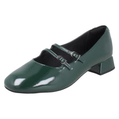 Ladies Clarks Mary Jane Buckle Fastening Smart Shoes Daiss 30 Shine