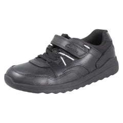 Boys Clarks Football Inspired School Shoes With Charm Daze Kick