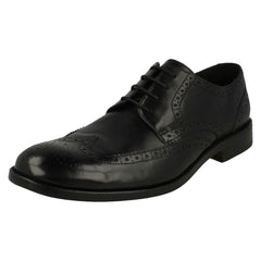 Mens Clarks Formal Brogue Detailed Shoes James Wing