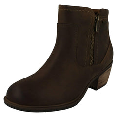 Ladies Clarks Waterproof Ankle Boots Neva Zip WP