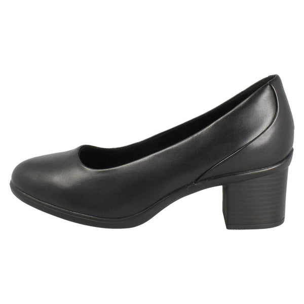 Ladies Clarks Court Shoes Shaya Poppy