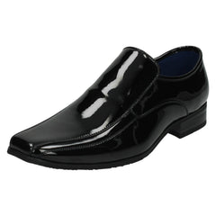 Mens Thomas Blunt Low Heel Plain Casual With Tongue A1094
