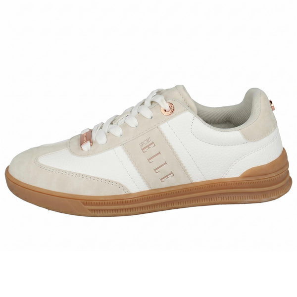 Ladies Elle Sport Lace Up Gum Sole Comfy Trainers F7443