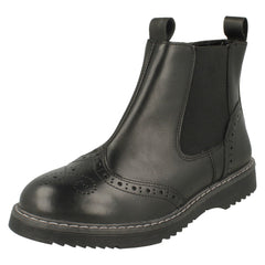 Girls Angry Angels By Startrite Brogue Detailed Ankle Boots Revolution