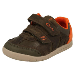 Boys Clarks Claw Detailed Casual Shoes Rex Play