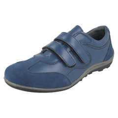 Ladies Eaze Casual Leather Pumps F7134