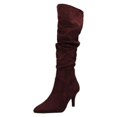 Ladies Spot On Knee High Boots F51243