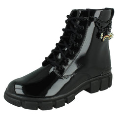 Girls Clarks Charm Detail Ankle Boots Evyn Charm O