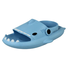 Childrens Spot On Cute Shark Detailed Summer Clogs N0076