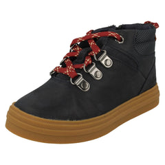 Boys Clarks Lace Up Detailed Ankle Boots Nova Hike T