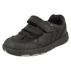 Boys Clarks Dinosaur Detailed School Shoes Rex Stride