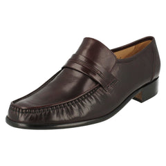 Mens Grenson Leather Moccasin Shoes - Clapham