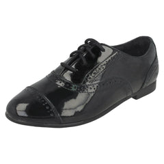 Girls Clarks Brogue Style School Shoes Selsey Cool