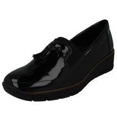 Ladies Rieker Tassel Detail Formal Shoe 53751