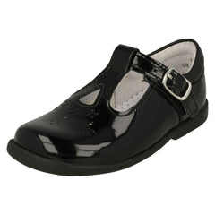 Girls Startrite Cut Out Detailed T-Bar Shoes - Swirl