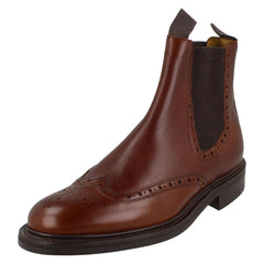 Mens Barker Cherry Grain Leather Chelsea Boot - Thirsk