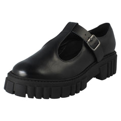 Ladies Clarks Buckle Fastening Chunky Sole T-Bar Smart Shoes Page Bar