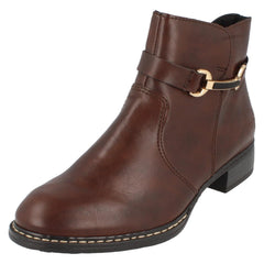 Ladies Rieker Ankle Boots 73487