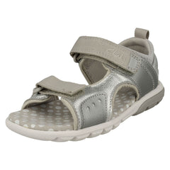 Childrens Clarks Hook And Loop Sandals Rocco Tide K