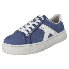 Womens Rieker Platform Lace Up Trainers With Side Zip  N9920