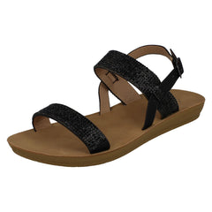 Ladies Savannah Diamante Sandals F00242