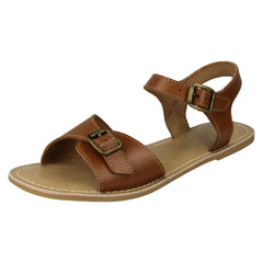 Ladies Leather Collection Ankle Strap Sandals
