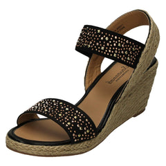 Ladies Savannah High Wedge Sandals F10908