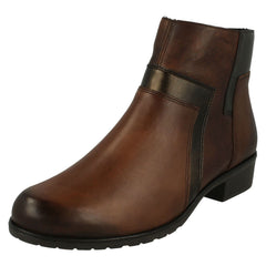 Ladies Remonte Warm Lined Ankle Boots D6879