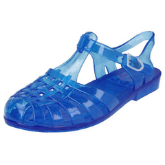 Ladies Spot On Transparent Jelly Shoes