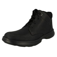 Mens Clarks Ortholite Featured Lace Up Ankle Boots Bradley Mid