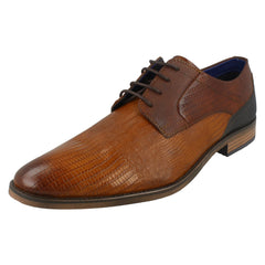 Mens Bugatti Smart Lace Up Shoes 312-16413-2121
