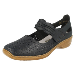 Ladies Rieker Cut Out Mary Jane Shoes 41399