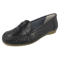 Ladies Down To Earth Leather Shoes F80445