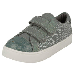 Girls Clarks Casual Canvas Shoes Pattie Lola