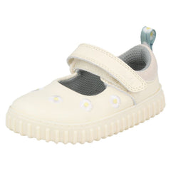 Girls Clarks Casual Mary Jane Shoes - Cove Flower T