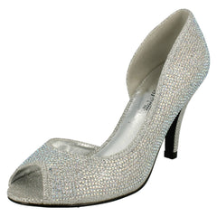 Ladies Anne Michelle Open Toe Heels