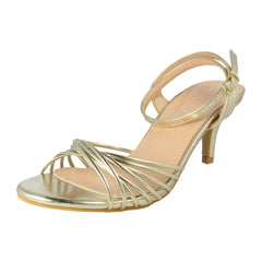 Ladies Spot On Strappy Evening Sandals F12115
