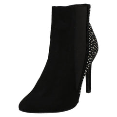 Ladies Anne Michelle Slim Heel Ankle Boots