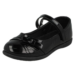 Girls Spot On School Shoes H2560