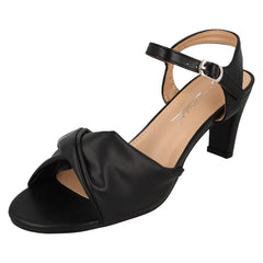Ladies Anne Michelle Mid Heel Casual Wide Fit Sandals F12111