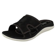 Ladies Cloudsteppers By Clarks Camo Detailed Mule Sandals Glide Bay 2