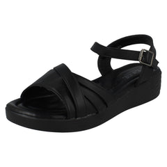 Ladies Eaze Buckle Fastening Summer Sandals F12103