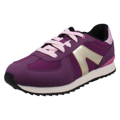 Kids Clarks Colour-Pop Sporty Trainers Jaspen Vibe Y