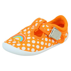 Unisex Childrens Clarks T-Bar Casual Shoe Roamer Sun
