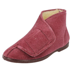 Ladies Lady Love Strap Bootee Slippers - Alberta