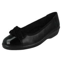 Ladies Padders Slip On Wedge Shoes - Orient