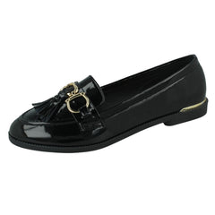 Ladies Spot On Loafer Shoes F80549