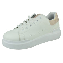 Ladies Spot On Wide Fit Trainers F7203